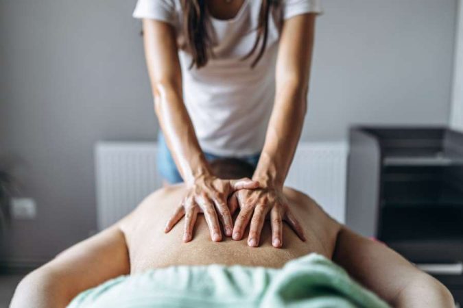 Deep pressure massage to actually feel long-term relief on back muscles